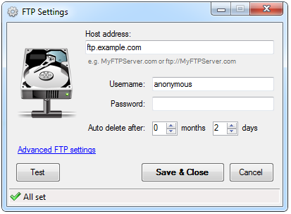 connect to FTP