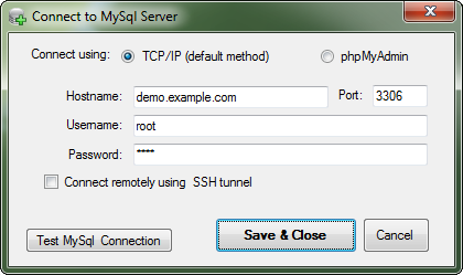 Connect to SQL